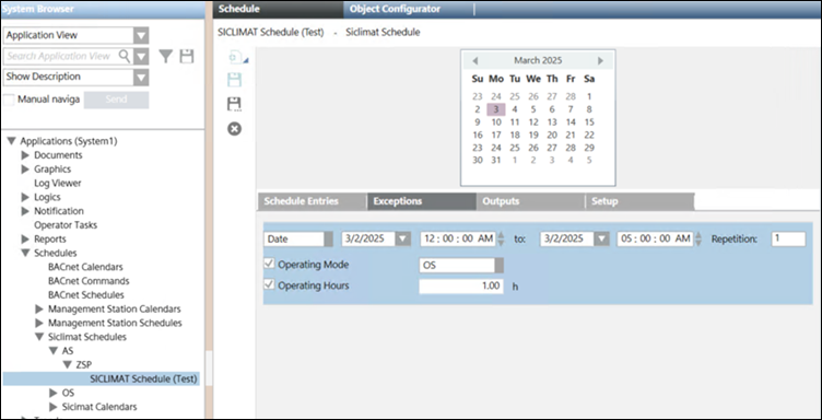 Exceptions in Desigo CC Installed Client